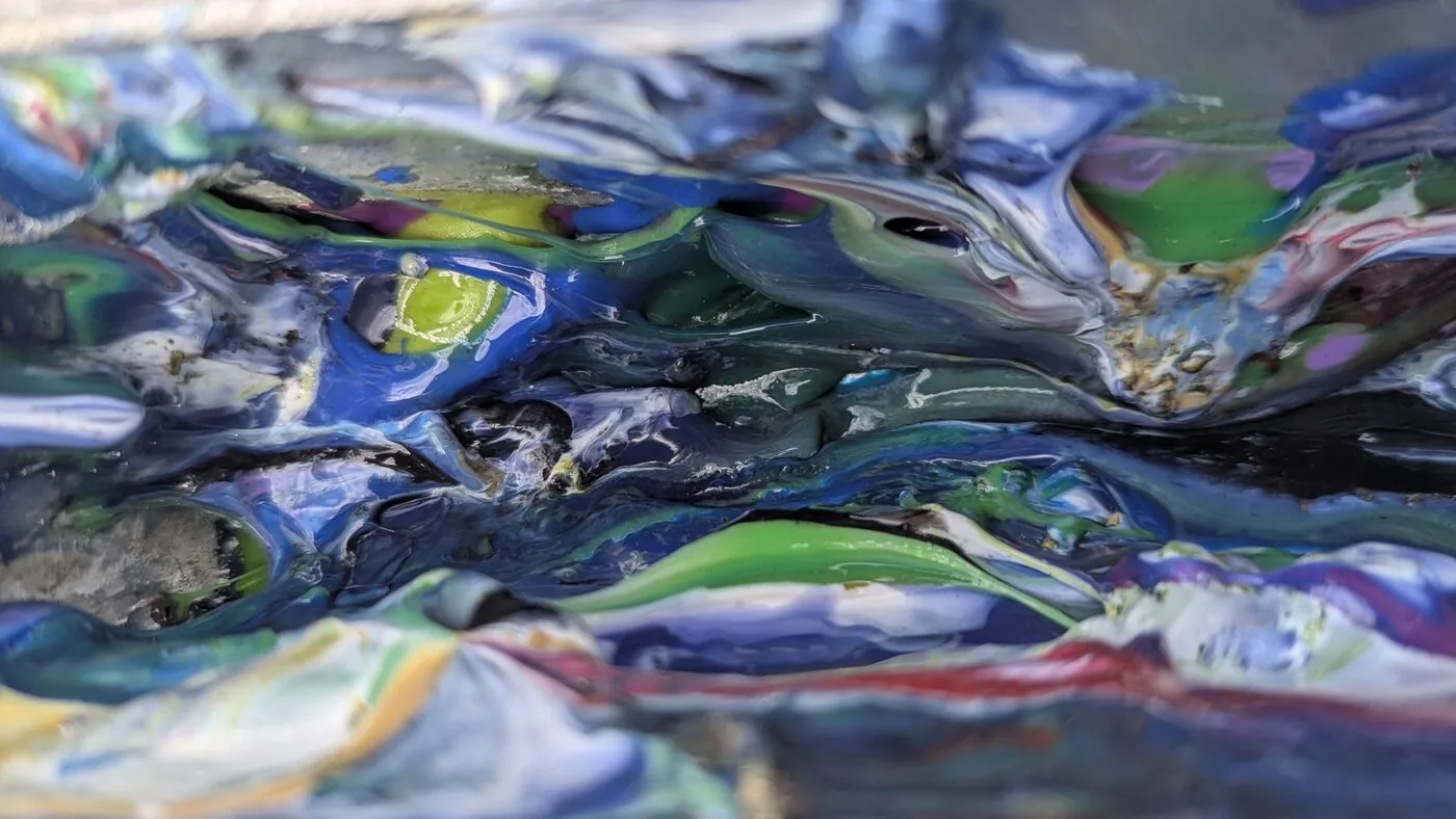 Plastique fondu au soleil