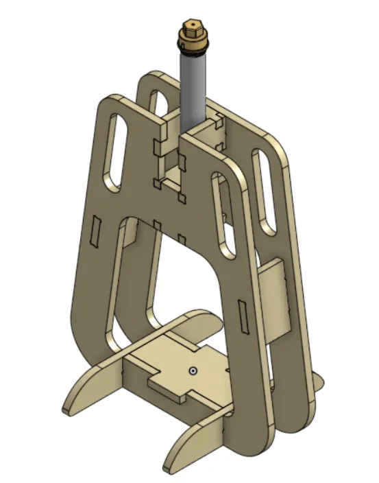 Modèle 3D de l'injecteuse FabLab V3