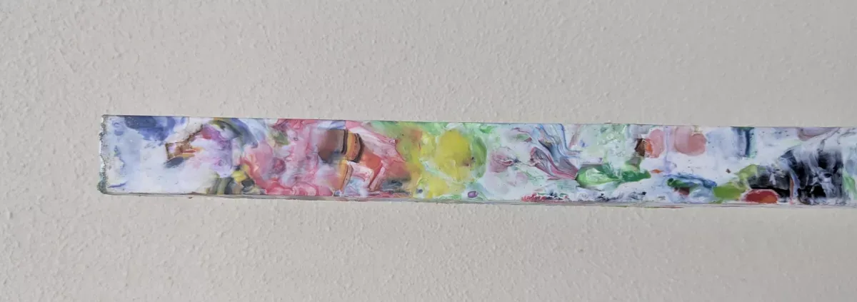 Barre en plastique recyclé