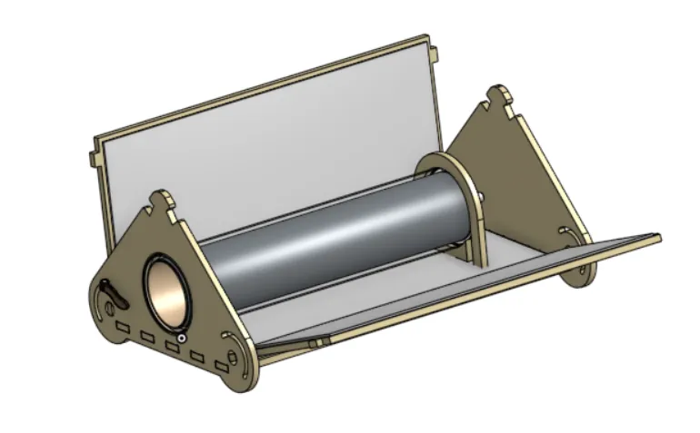 Concentrateur solaire haute température — version FabLab