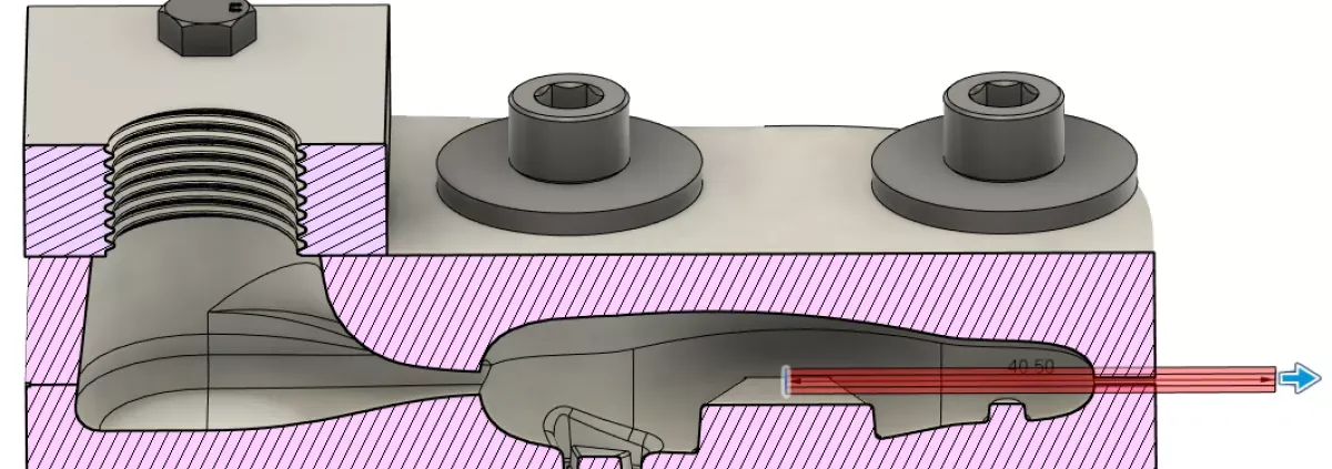 Conception CAO d'un moule d'injection