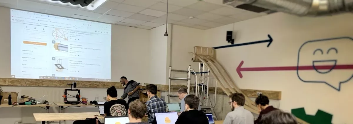 Présentation du projet lors d'un atelier à Vienne