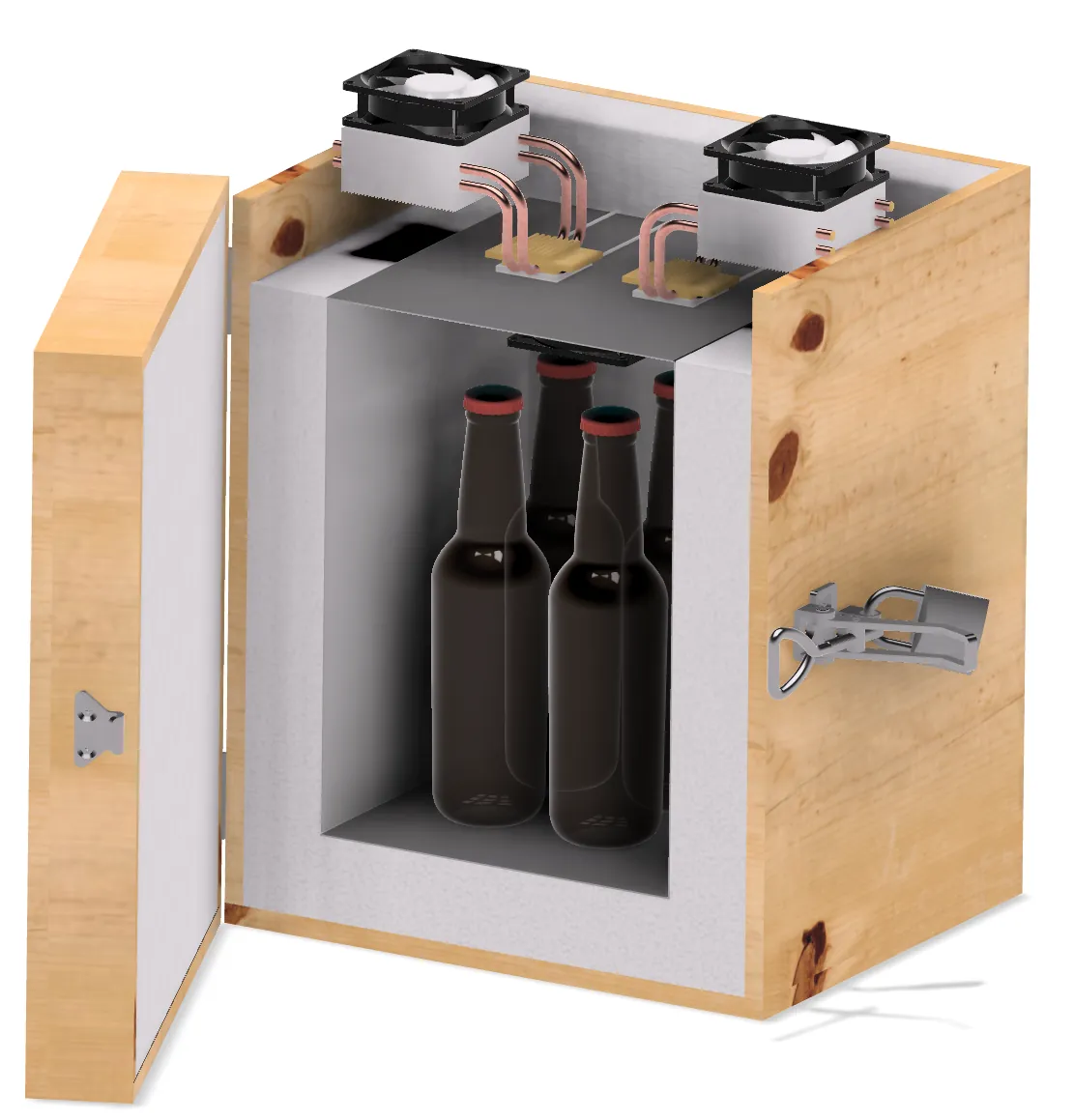 Frigo solaire — modules Peltier